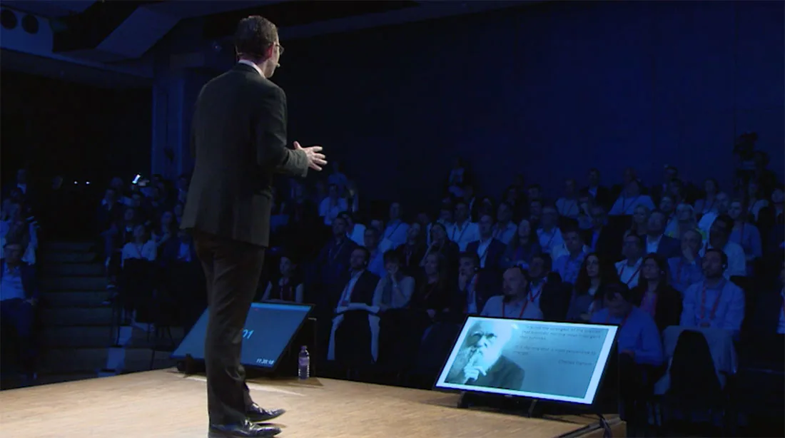 Joseph Jaffe delivering a keynote
